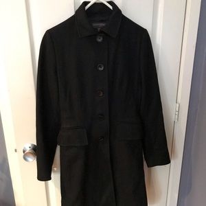 Black Banana Republic overcoat.